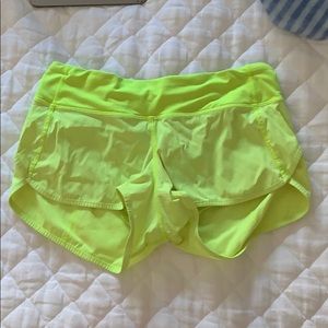 Lululemon speed shorts